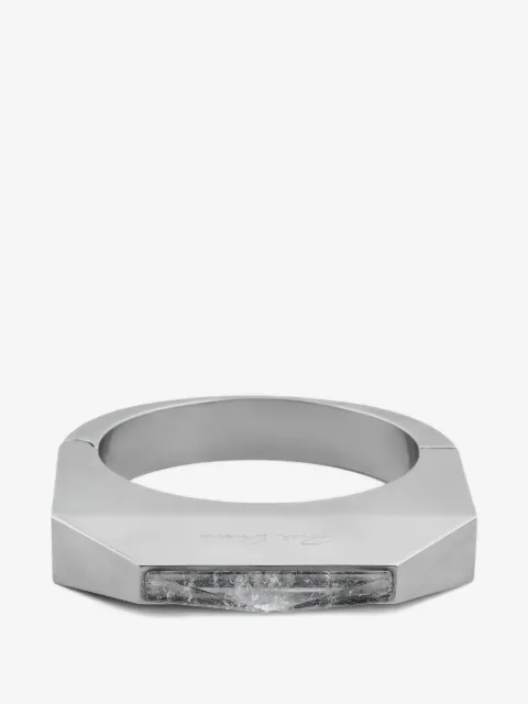 Rick Owens crystal-embellished pyramid bracelet