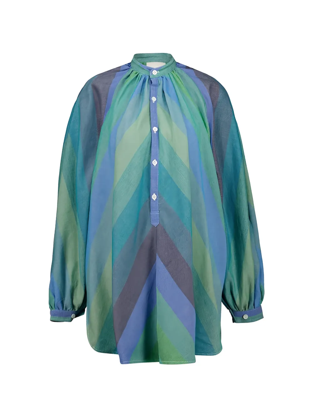 Marrakshi Life Touareg striped tunic - Blau