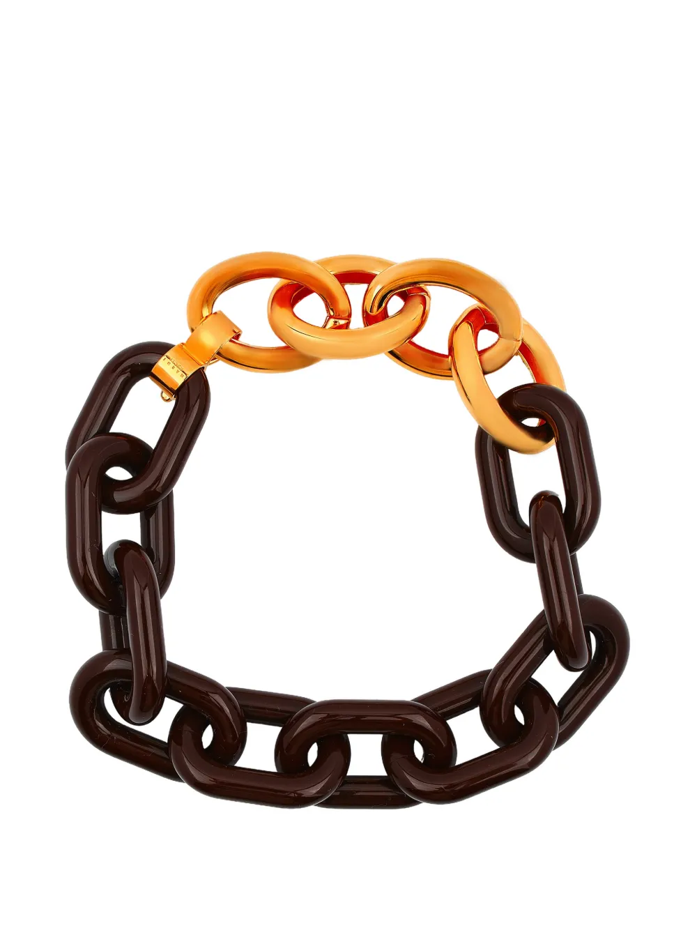 Marni two-tone cable-link chain necklace - Oro