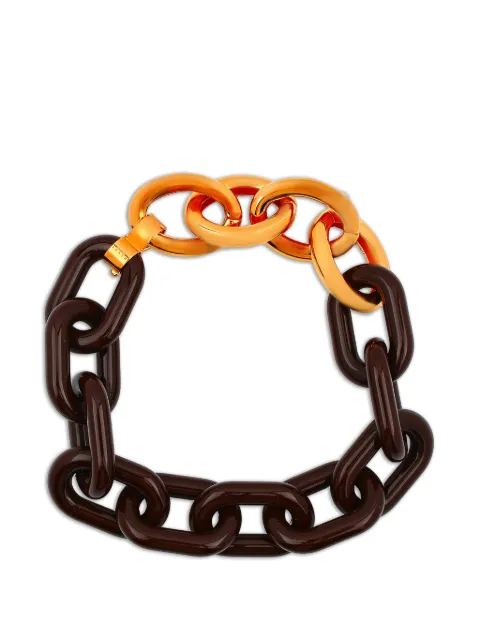 Marni two-tone cable-link chain necklace