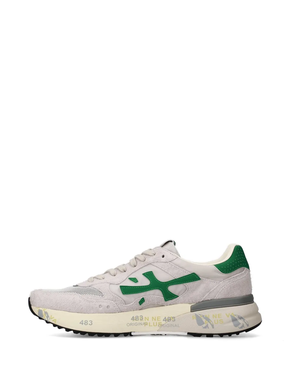 Premiata Mick panelled sneakers Grijs