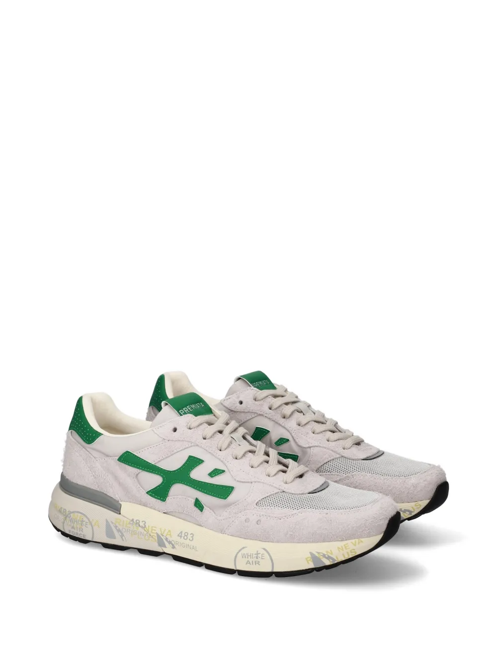Premiata Mick panelled sneakers Grijs