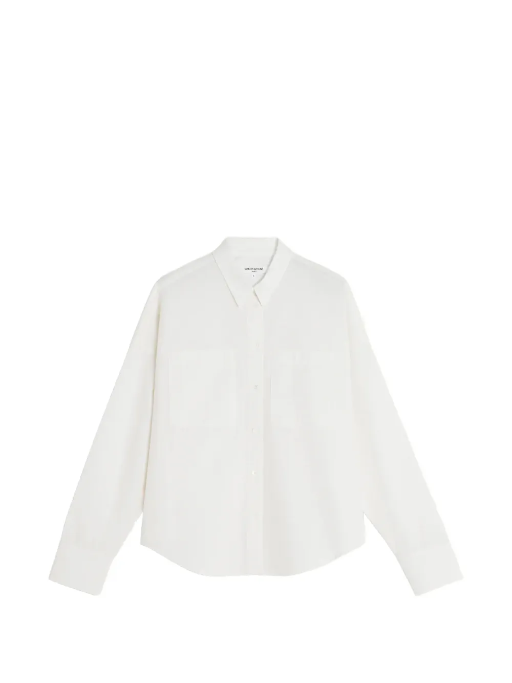 Maison Kitsuné chest-pocket button-down shirt - Bianco