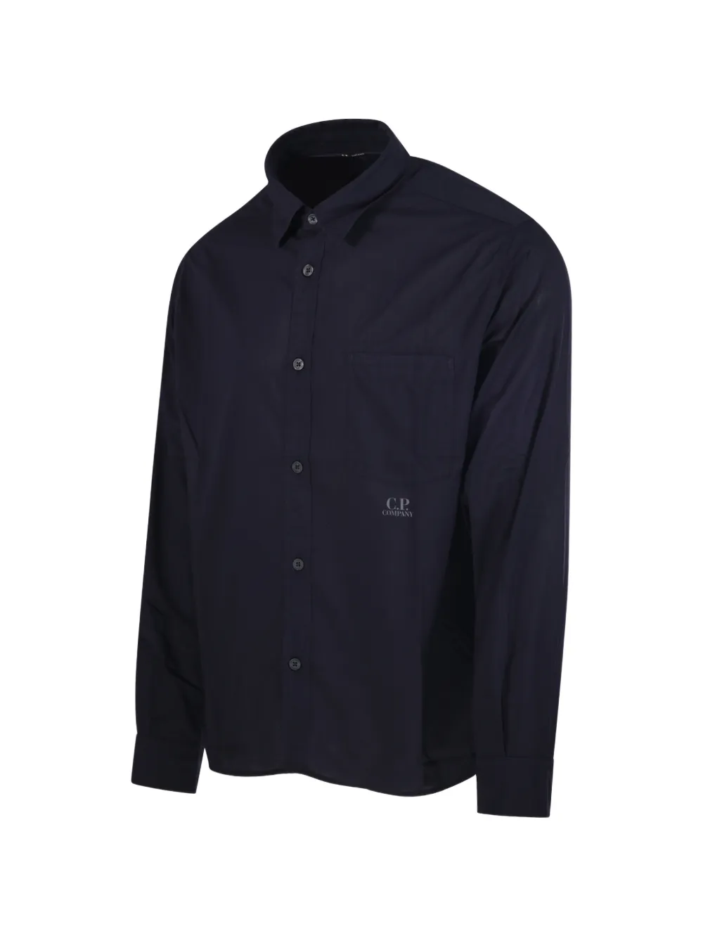 CP컴퍼니 로고 프린트 체스트 포켓 셔츠 20CMSH224A110349G809