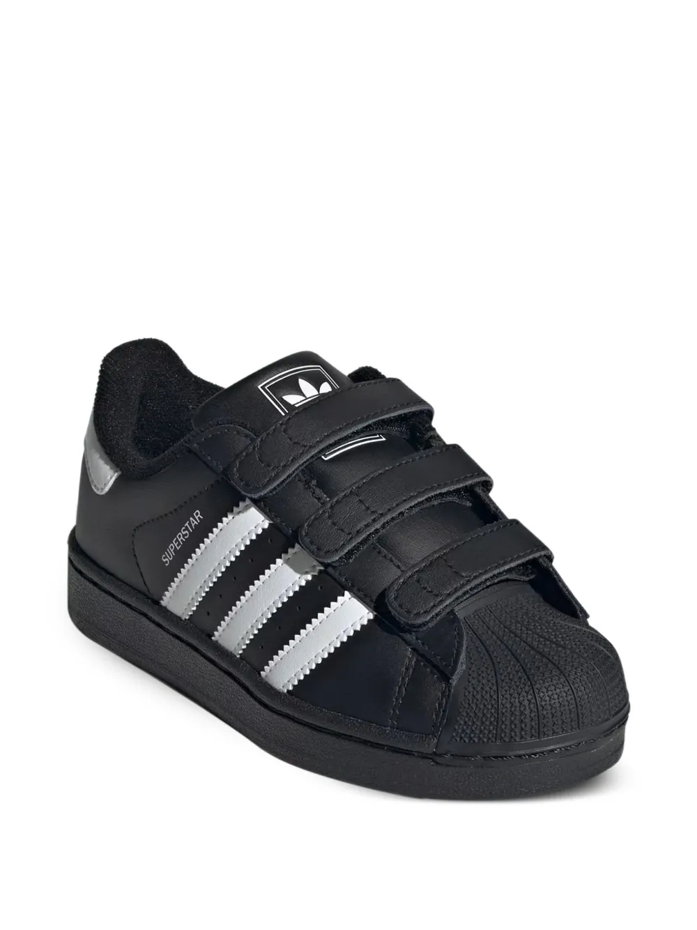 adidas Kids Superstar II touch-strap sneakers - Nero