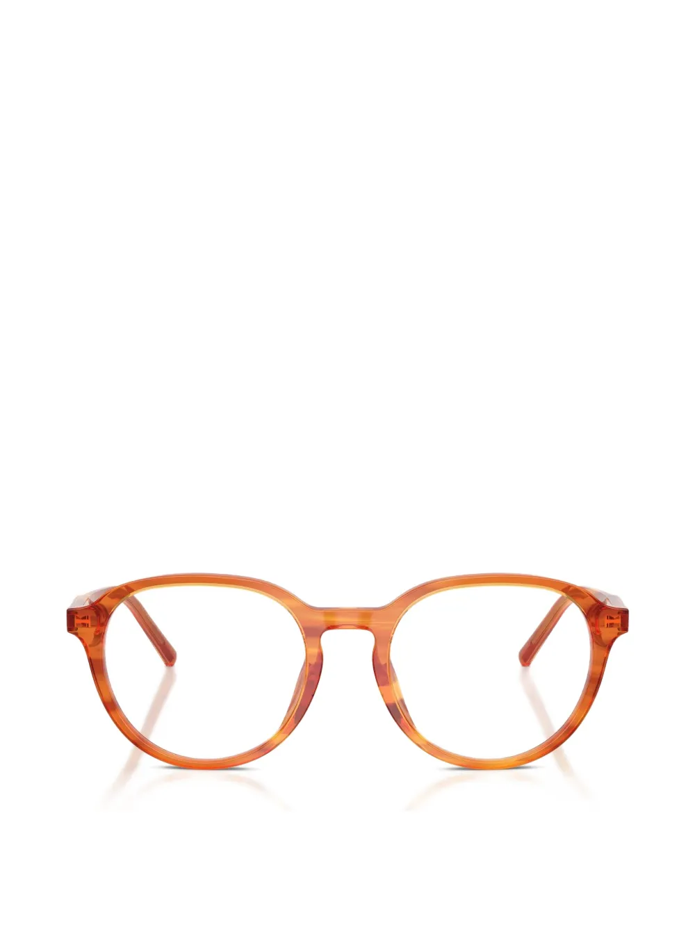 Dolce & Gabbana Eyewear round-frame glasses - Arancione