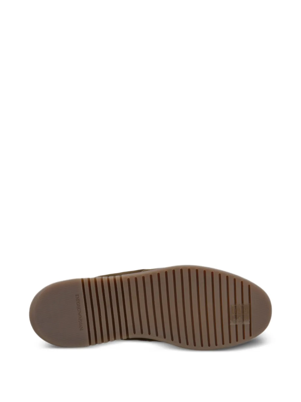 Emporio Armani logo-plaque sneakers Bruin