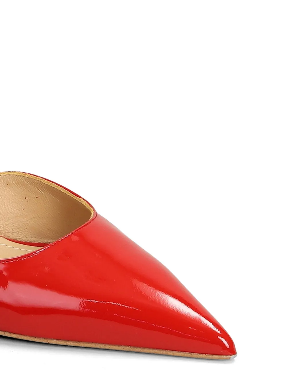 Fratelli Russo Pumps verfraaid met kristallen en gelakte afwerking Rood