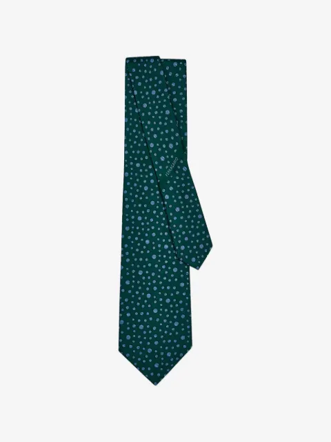 Ferragamo Krawatte mit Polka Dots