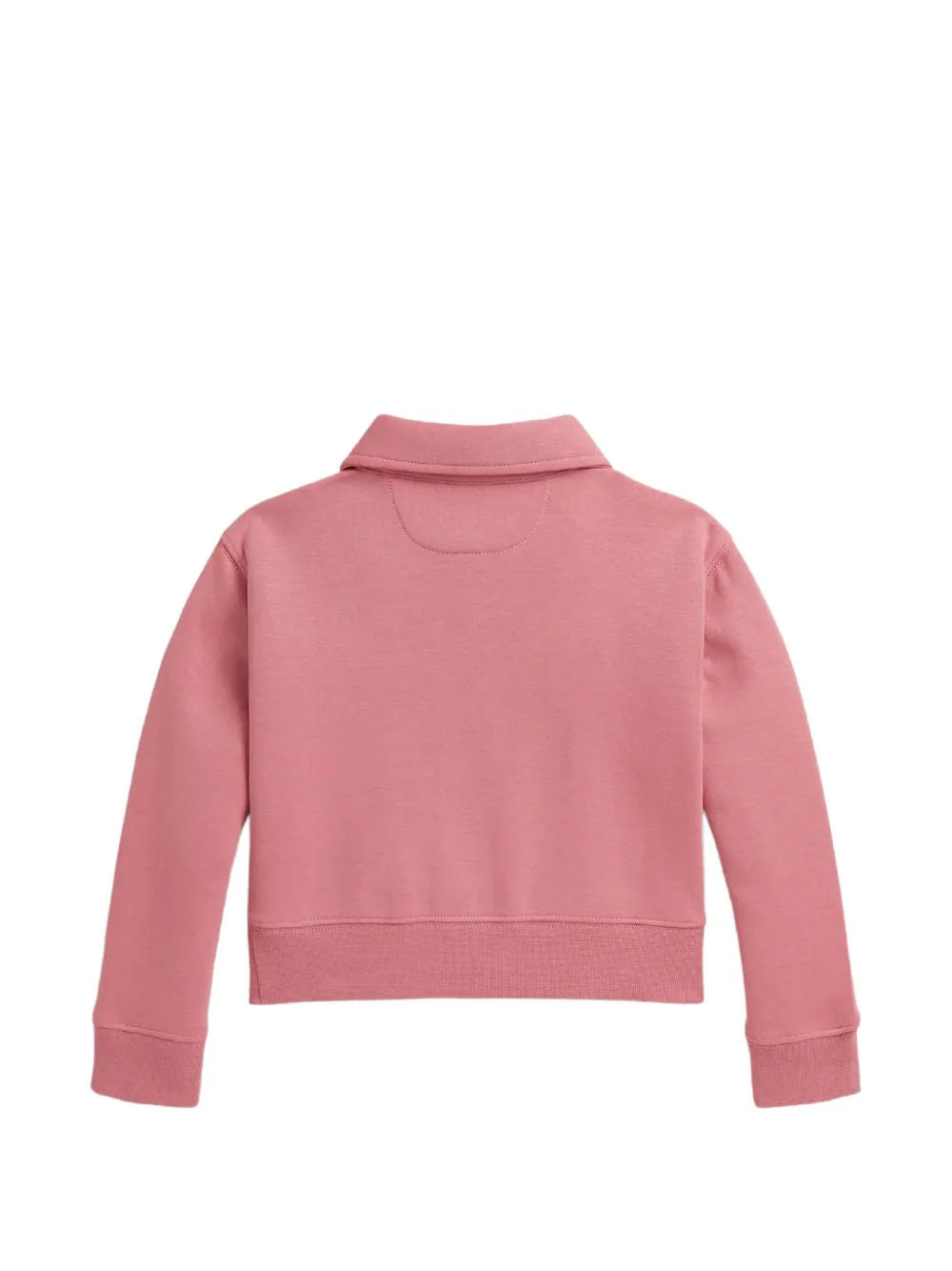 POLO RALPH LAUREN KIDS Poloshirt met kwart rits en logoprint Roze