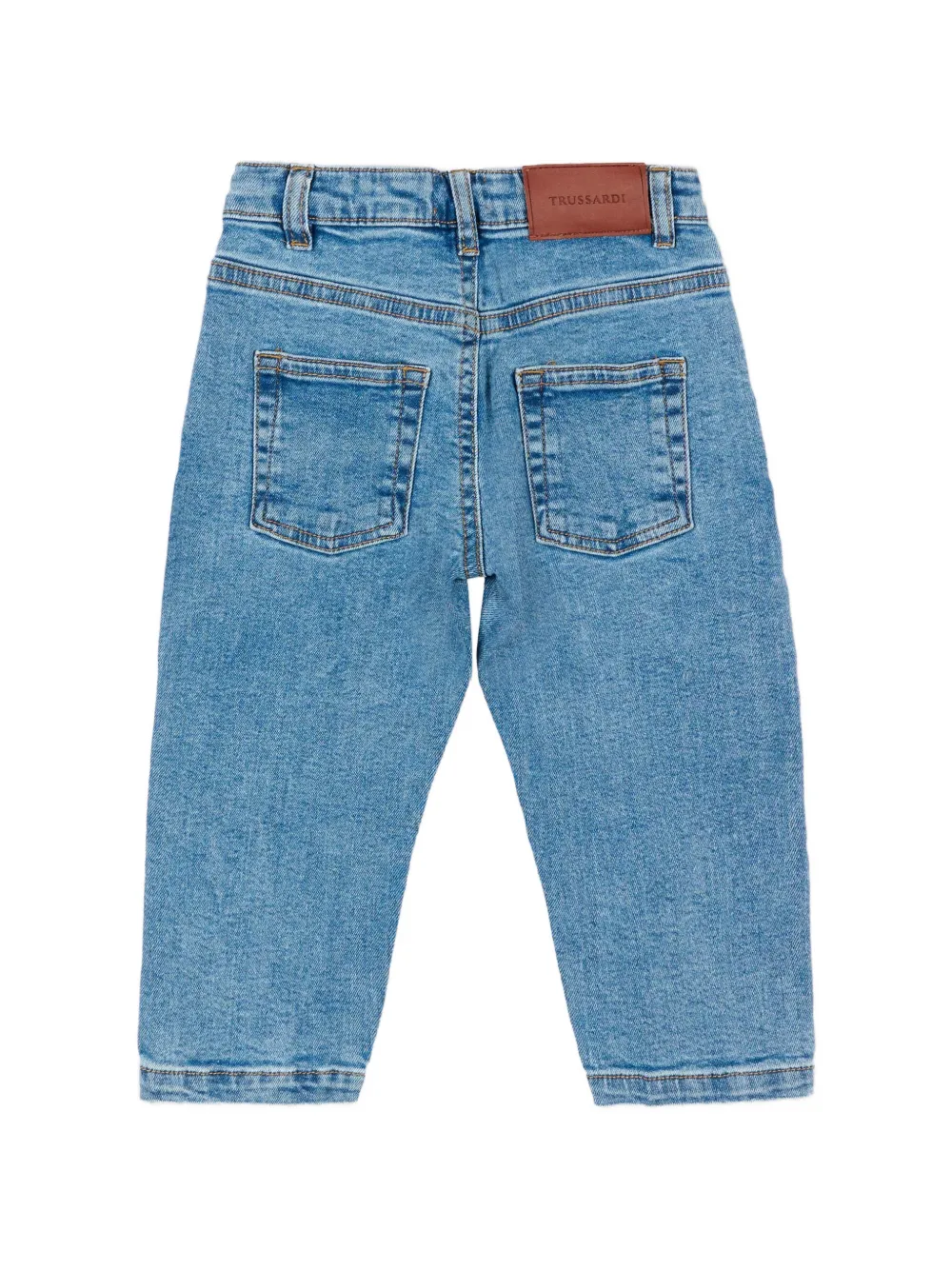 TRUSSARDI JUNIOR Jeans met logopatch Blauw
