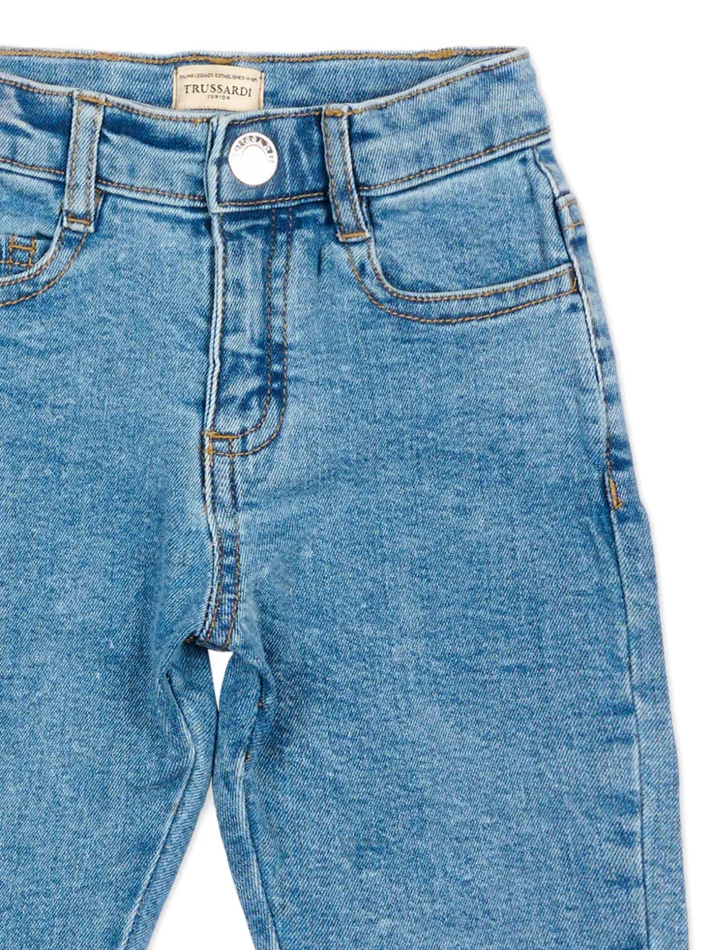 TRUSSARDI JUNIOR Jeans met logopatch Blauw