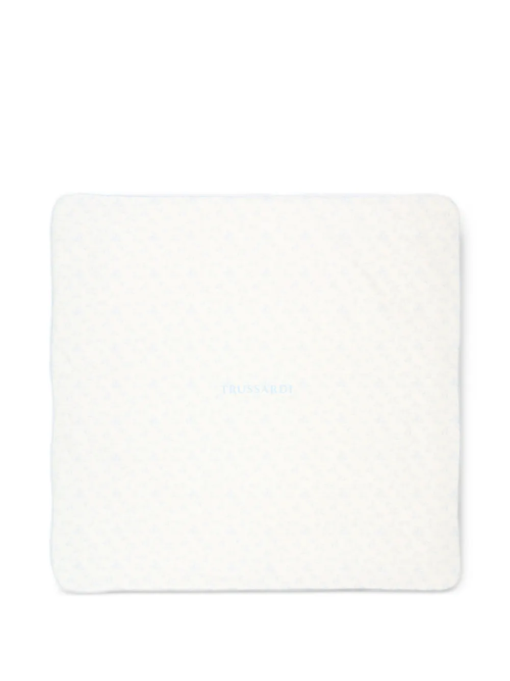 TRUSSARDI JUNIOR logo-print blanket - Toni neutri