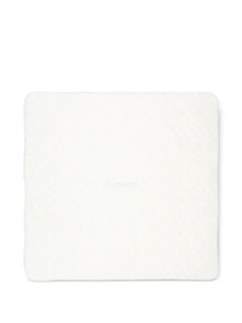 TRUSSARDI JUNIOR logo-print blanket