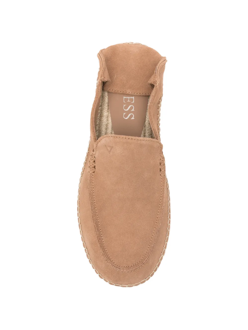 GUESS USA suede espadrille loafers Beige