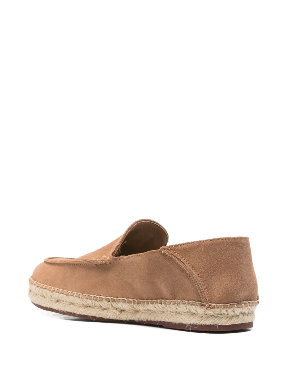 GUESS USA suede espadrille loafers Beige