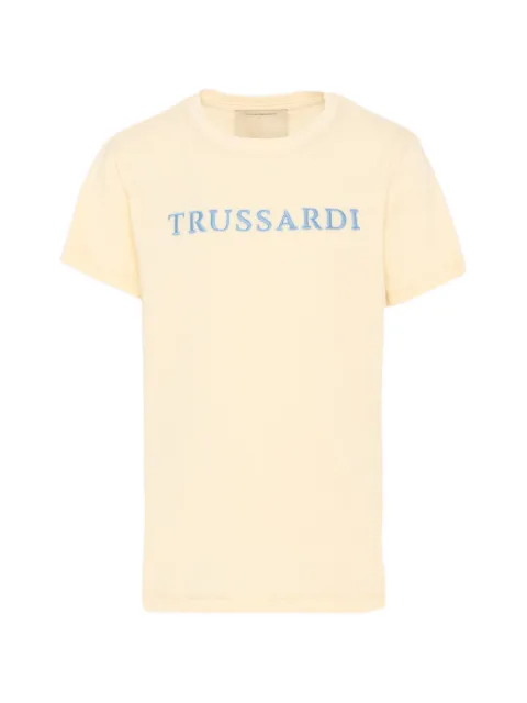 TRUSSARDI JUNIOR embroidered-logo T-shirt