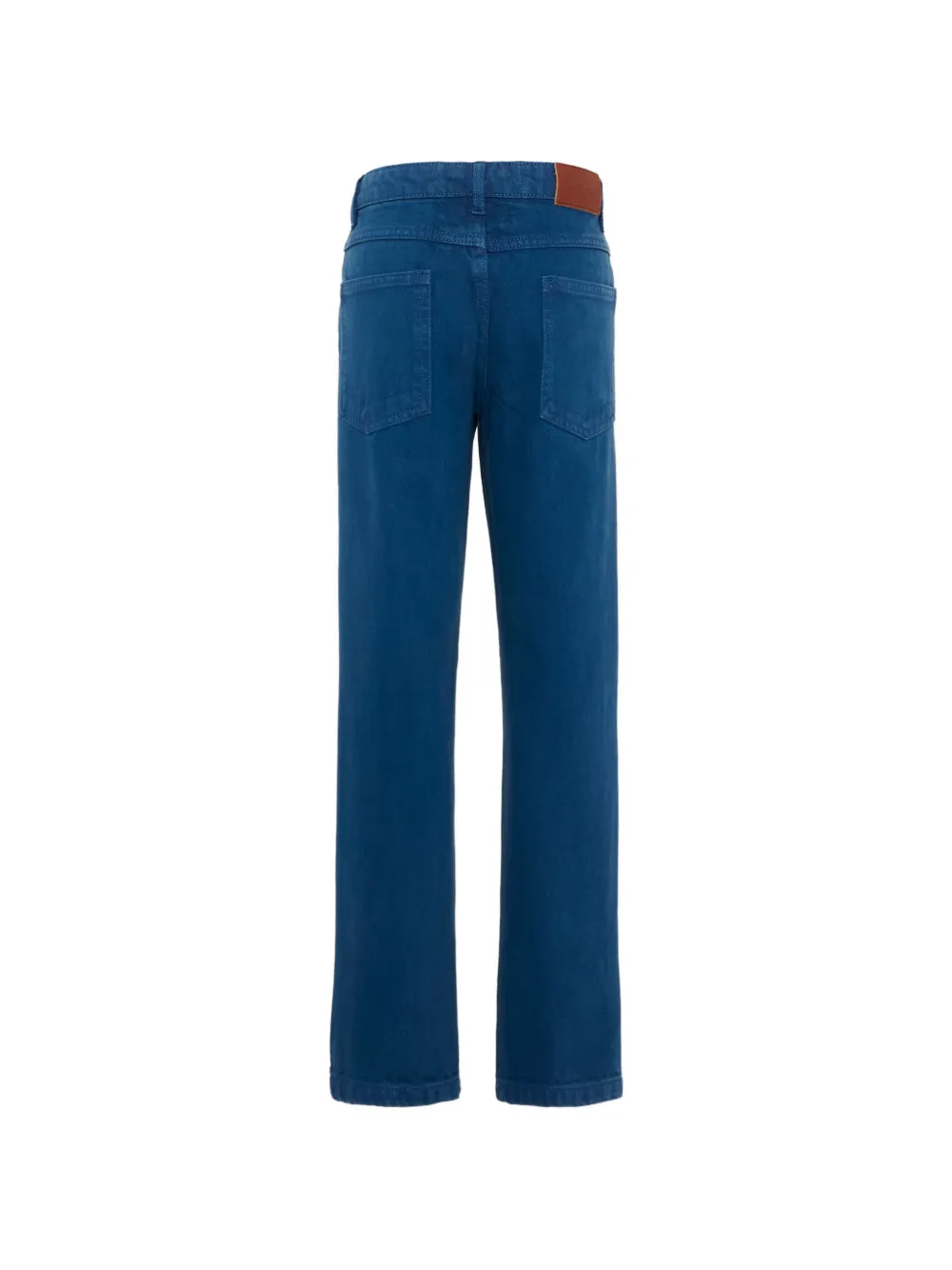 TRUSSARDI JUNIOR Straight katoenen broek Blauw