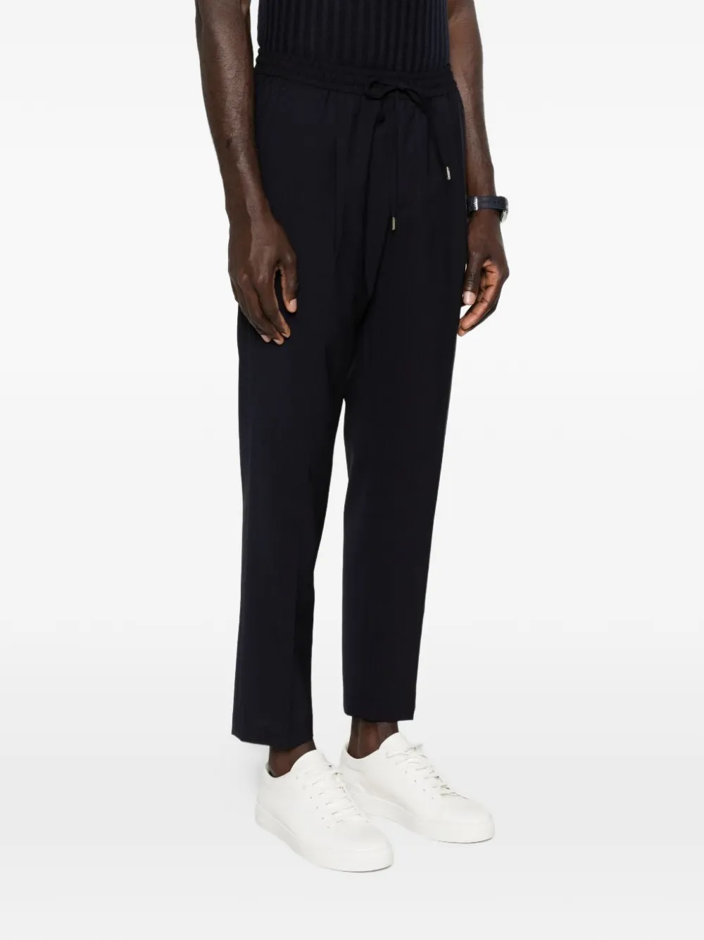 Briglia 1949 Broek met trekkoordtaille Blauw