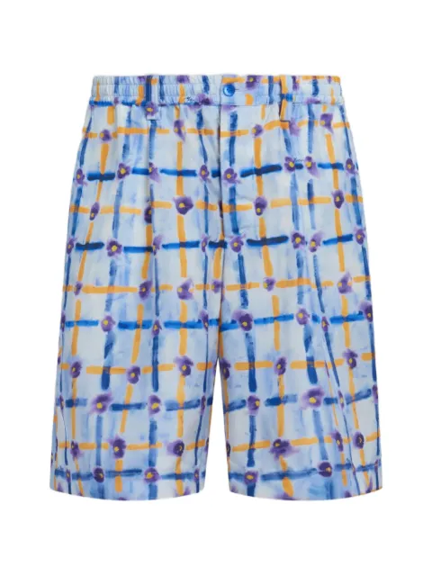 Marni patterned tailored shorts