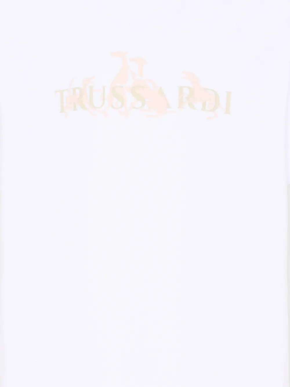 TRUSSARDI JUNIOR T-shirt met logoprint Wit