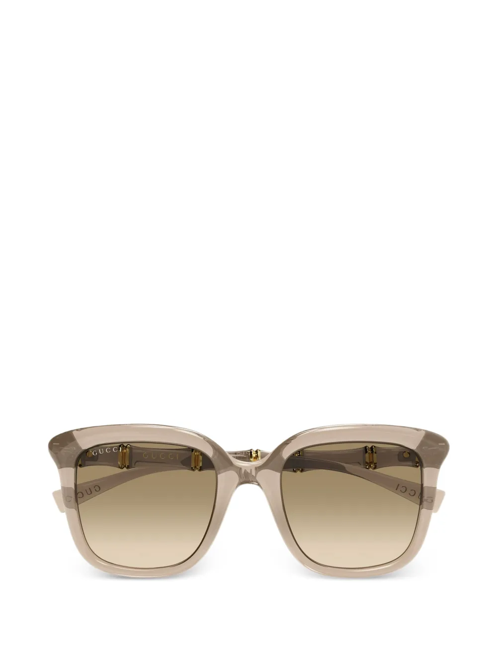 Gucci Eyewear square-frame sunglasses - Nude