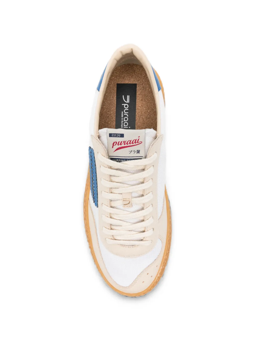 Puraai lace-up sneakers Wit