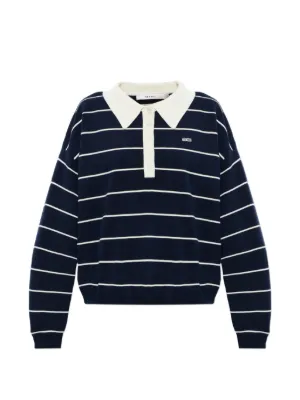 Sporty & Rich アーガイル ポロシャツ | ブルー | FARFETCH JP