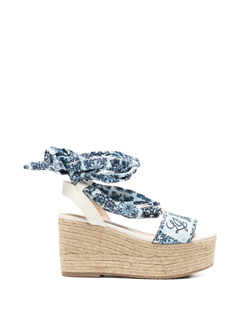 LIU JO Bali 03 ankle-strap platform sandals - Blue