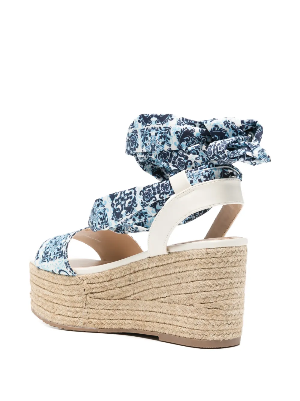 LIU JO Sandalen met sleehak Blauw