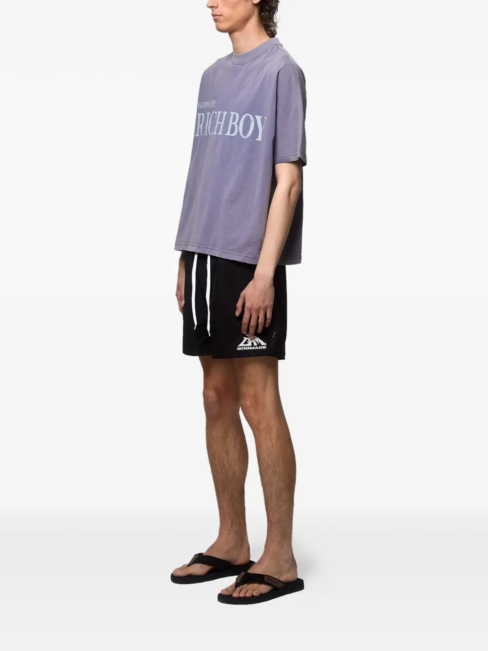  Godmade Camiseta De Algodón - Morado 
