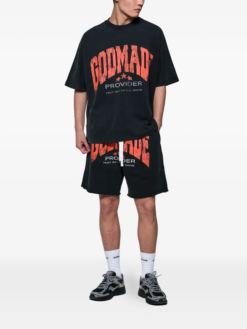  Godmade Camiseta De Algodón - Negro 