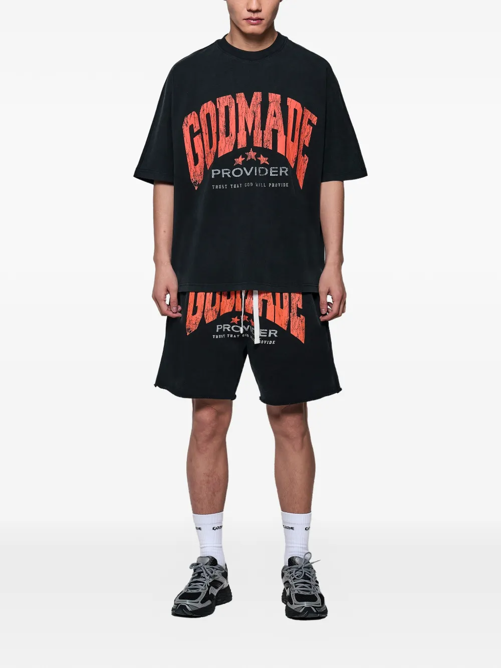  Godmade Camiseta De Algodón - Negro 