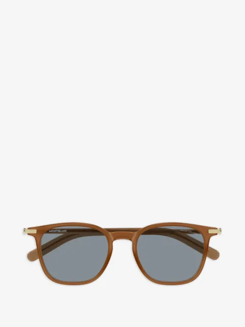 Montblanc lunettes de soleil à monture carrée