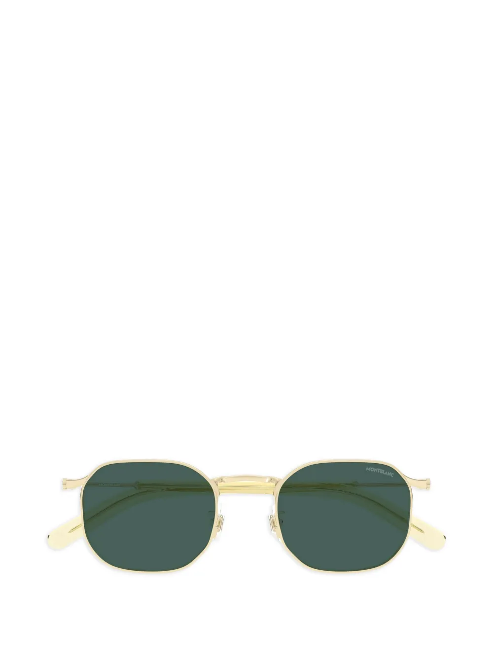 Montblanc geometric-frame sunglasses - Oro