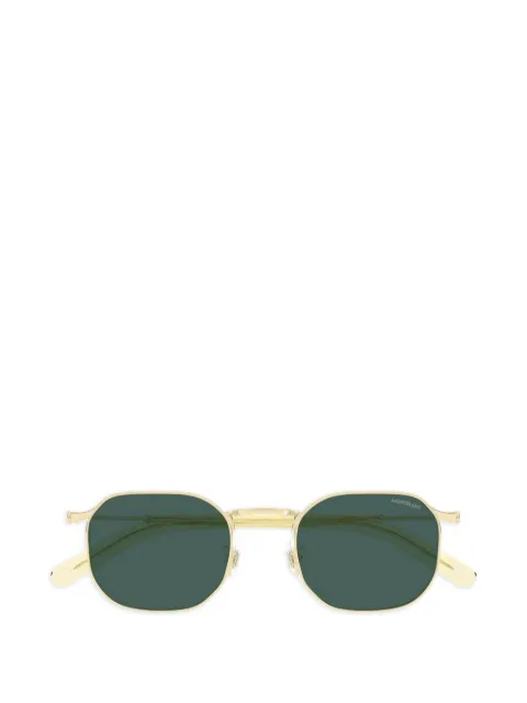 Montblanc geometric-frame sunglasses