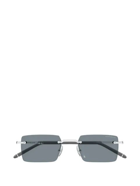 Montblanc rimless rectangle-frame sunglasses