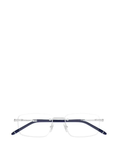 Montblanc rimless rectangle-frame glasses