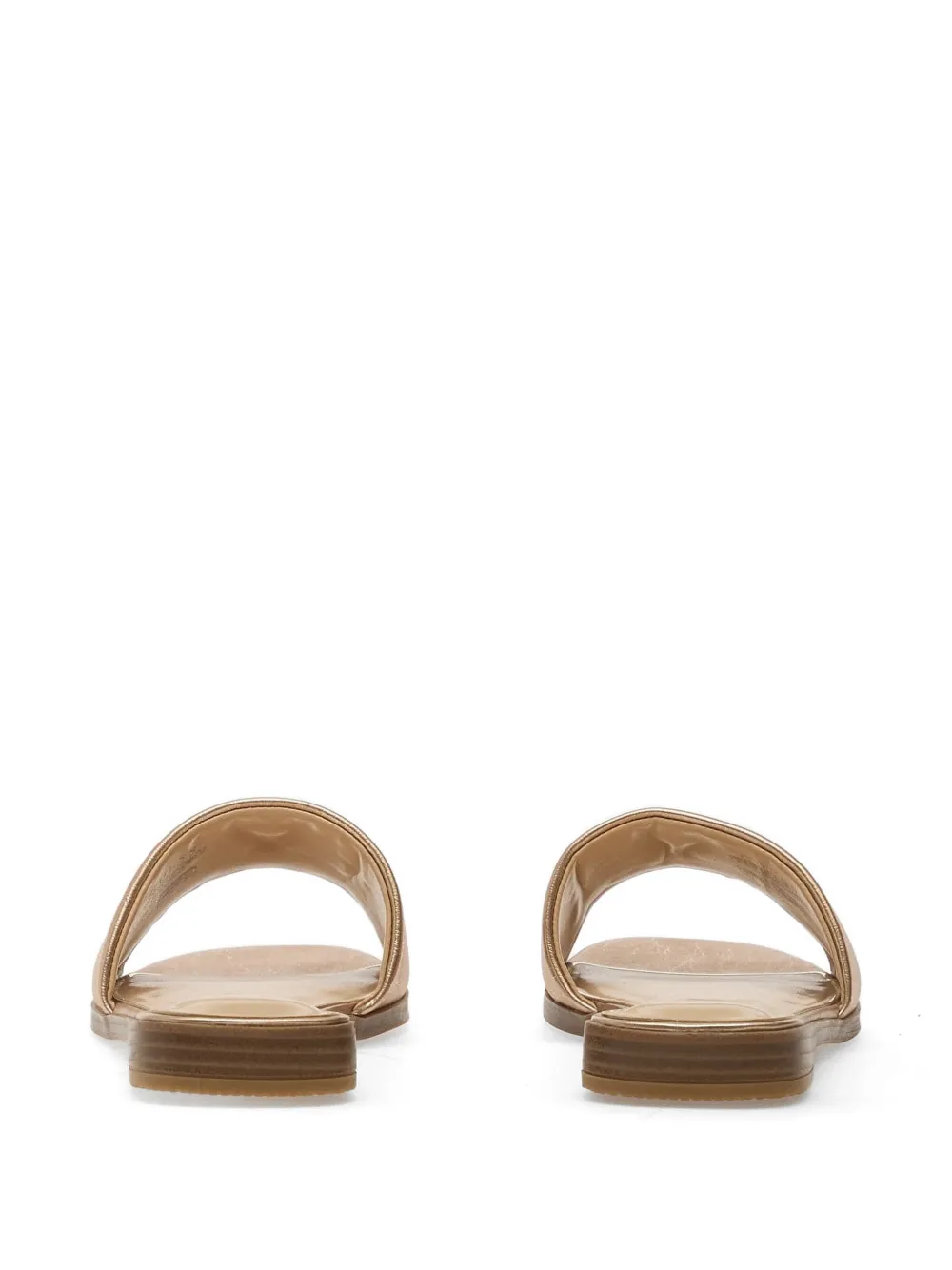 GUESS USA Ramlan logo-plaque leather sandals Roze