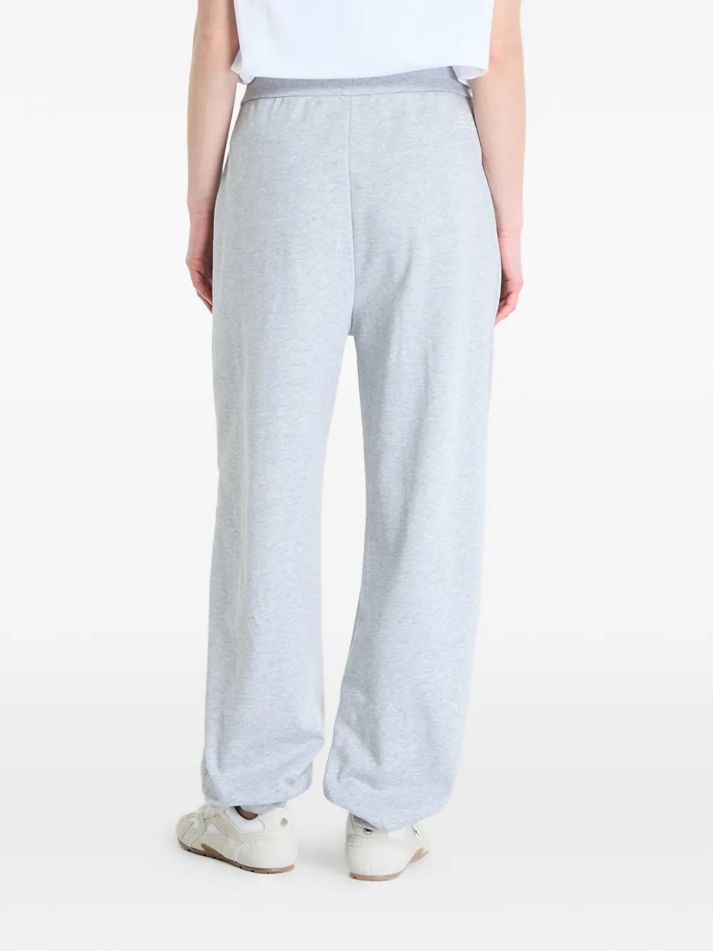 Ea7 Emporio Armani Logo Series katoenen trainingsbroek Grijs