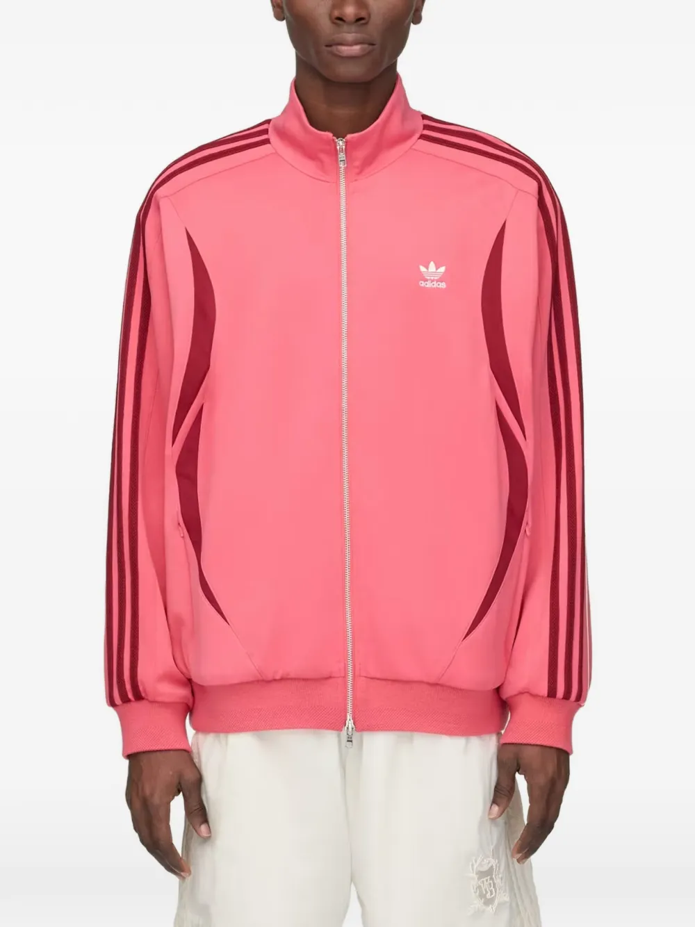 adidas x Wales Bonner jack met streepdetail Roze