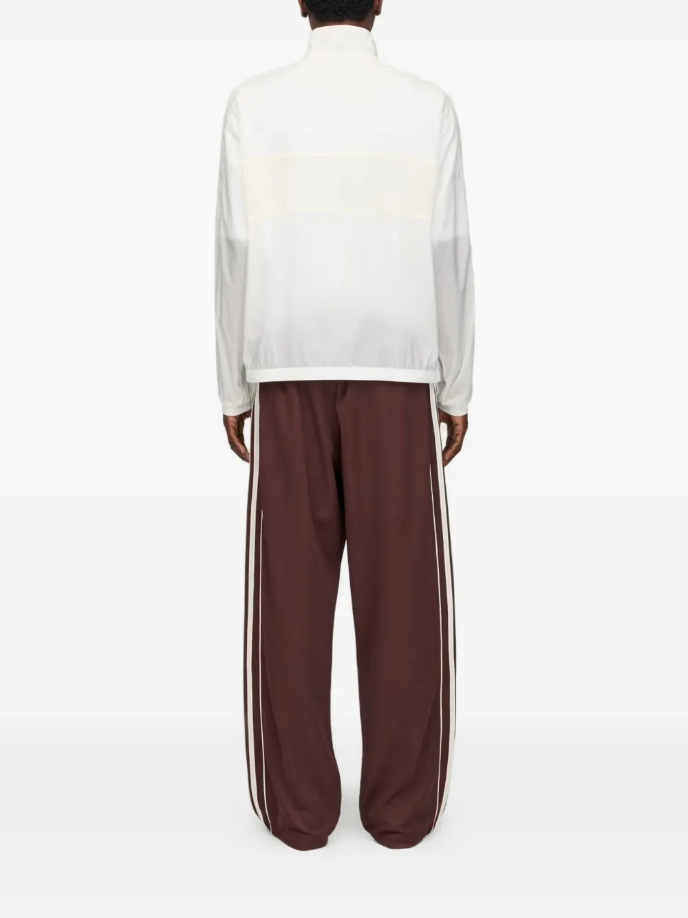 adidas x Wales Bonner jack met streepdetail Wit