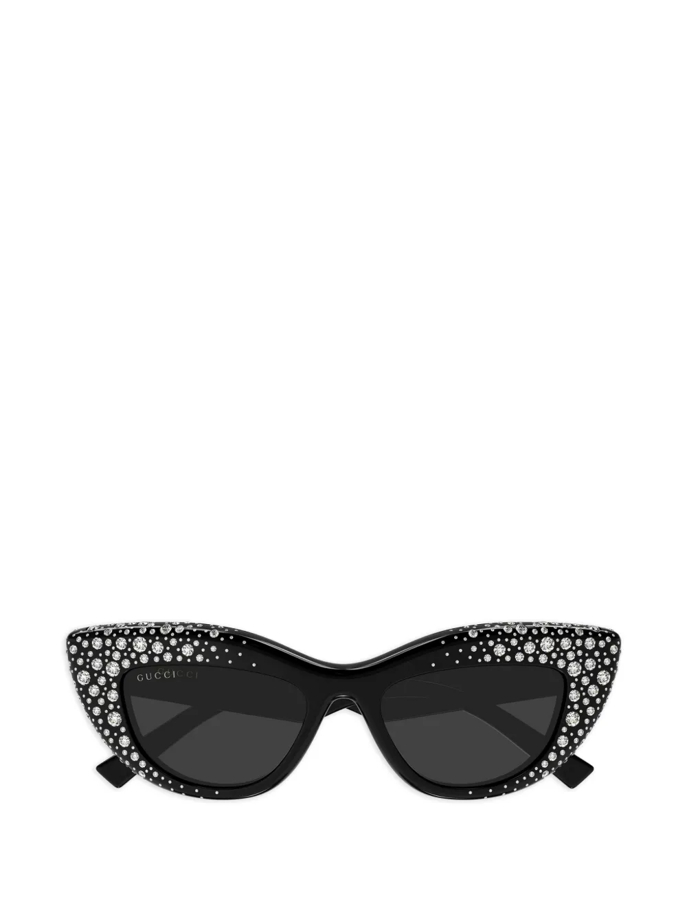 Gucci crystal-embellished cat-eye sunglasses - Schwarz