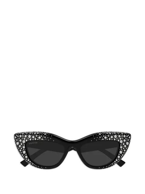 Gucci crystal-embellished cat-eye sunglasses