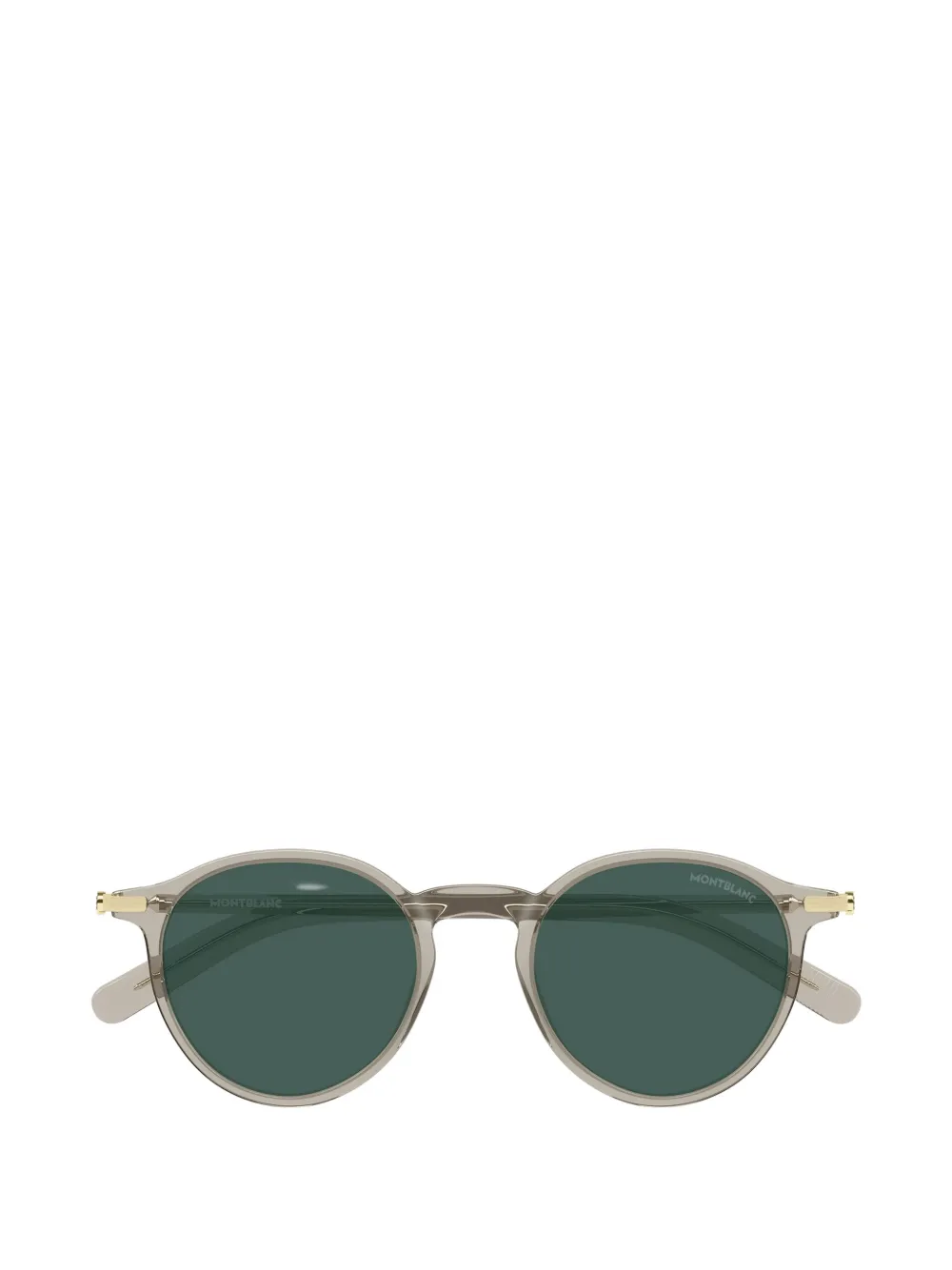 Montblanc round-frame sunglasses - Nude