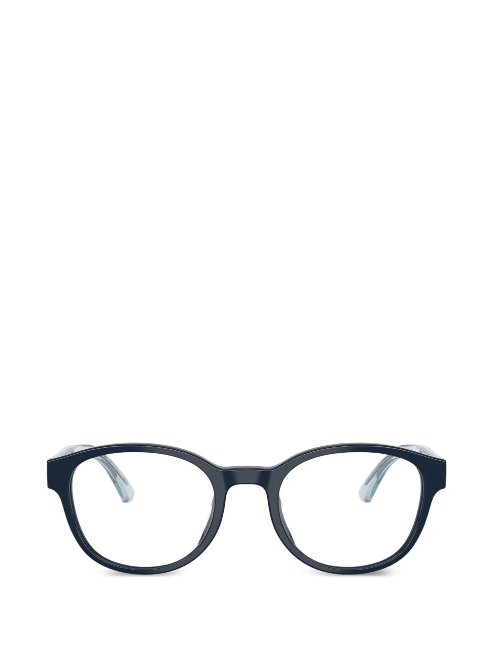 Emporio Armani round-frame glasses - Blau