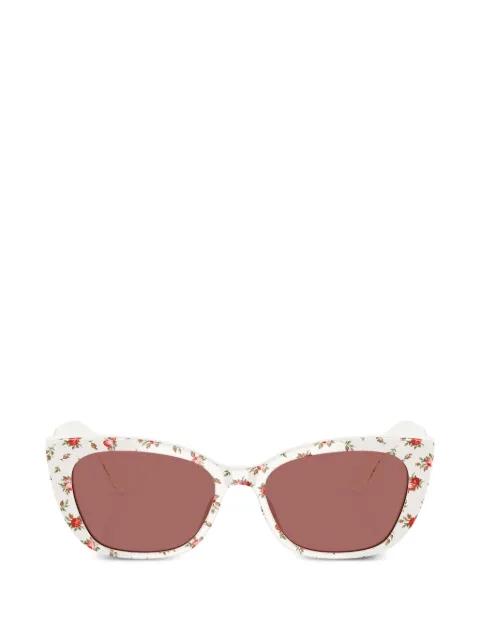 Dolce & Gabbana Eyewear floral-print cat-eye sunglasses