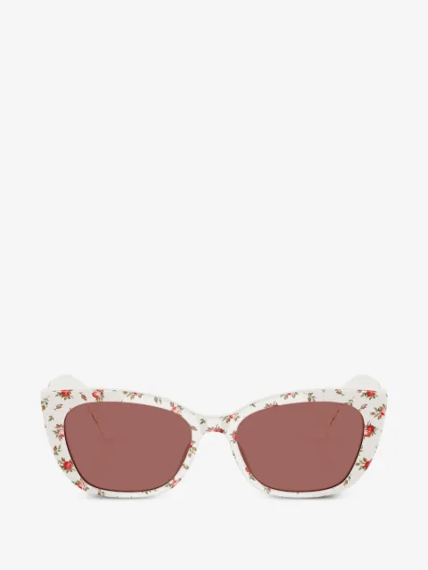 Dolce & Gabbana Eyewear floral-print cat-eye sunglasses