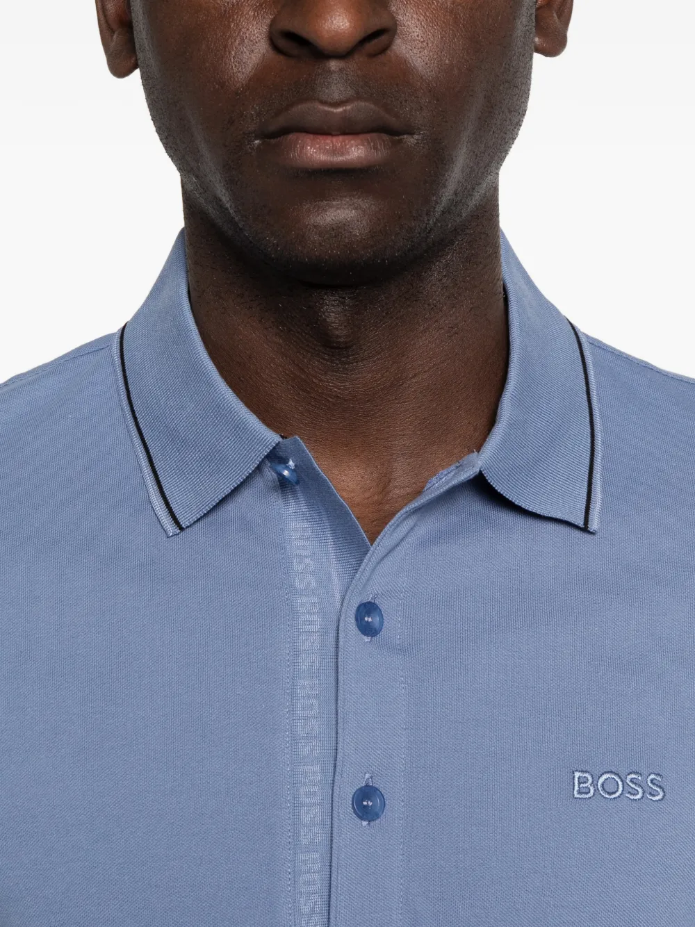 BOSS Paule 4 poloshirt Blauw