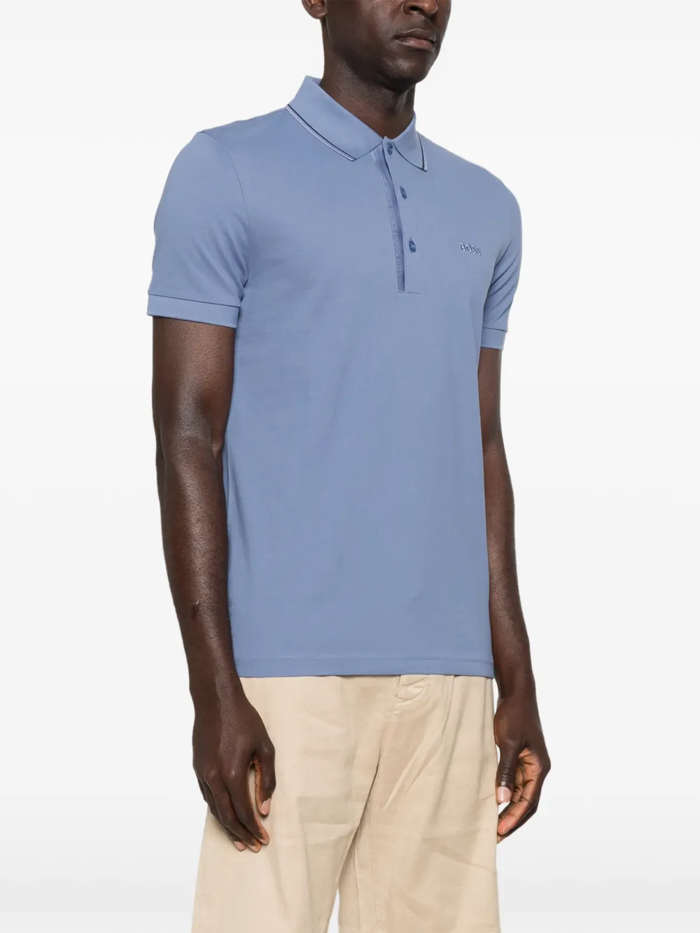 BOSS Paule 4 poloshirt Blauw